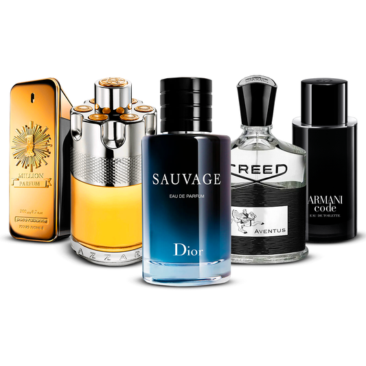 Set od 5 parfema  – 1 Million, Azzaro Wanted, Sauvage, Creed Aventus i Armani Code  [100 ml svaki]